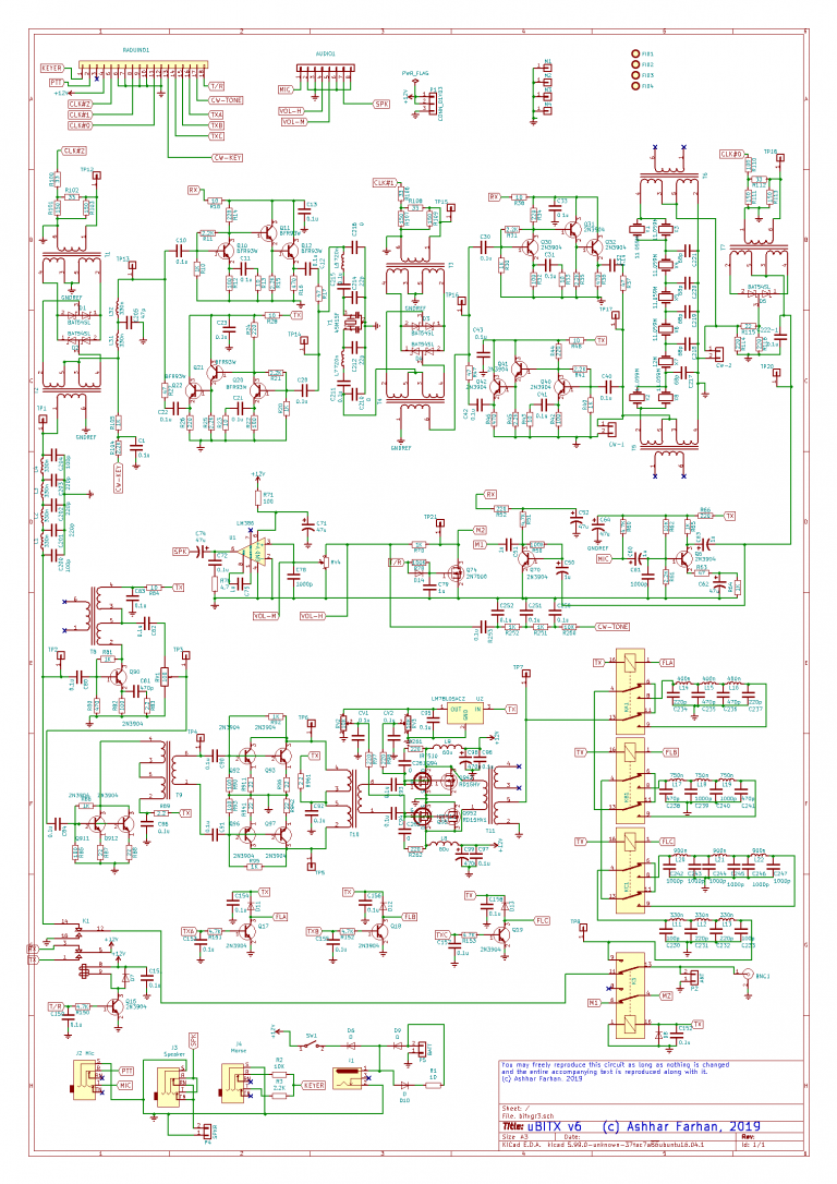 uBITX V6 – HF SIGNALS